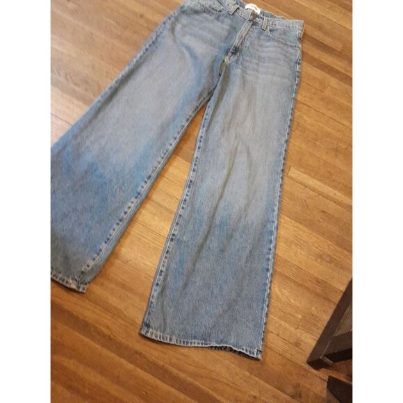 Vintage Womens Size 29 Boho Retro 60s Hippie High Rise Bellbottom Jeans - Picture 3 of 8